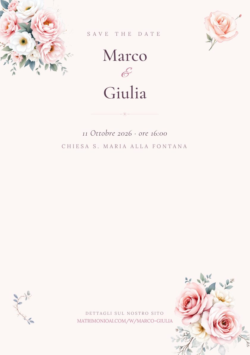 Save the Date coordinato